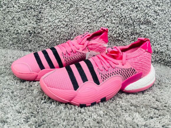 Men\'s Adidas Trae Young 2 Size 10 Pink Trap House Running Athletic Shoes IE1667 main image 9